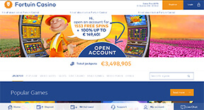 Fortuin casino screenshot