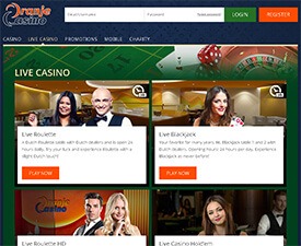 Oranje casino screenshot