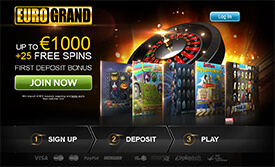 Eurogrand casino screenshot